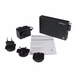 StarTech.com Convertitore media Ethernet Gigabit in fibra multimodale SC 550 m -1000 Mbps - Vista aggiuntiva 5