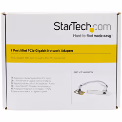 StarTech.com Adattatore scheda di rete NIC mini PCI Express Gigabit Ethernet - Vista aggiuntiva 5