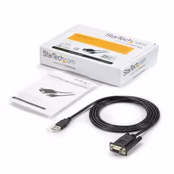 StarTech.com Cavo adattatore seriale DCE 1 porta USB a RS232 DB9 null modem con FTDI - Vista aggiuntiva 5