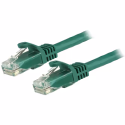 StarTech.com N6PATC15MGN, 15 m, Cat6, U/UTP (UTP), RJ-45, RJ-45, Verde