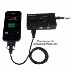 StarTech.com Hub combo USB 3.0/2.0 a 6 porte con porta di caricamento - Vista aggiuntiva 5