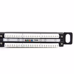 StarTech.com Quadro per prese 0,5U Cat5e a 24 porte - Quadro per prese RJ45 110 Cat 5e Ethernet per montaggio a rack - Vista aggiuntiva 6