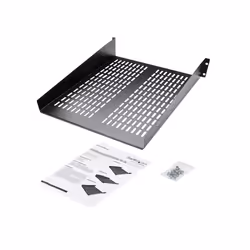 StarTech.com Ripiano per montaggio a rack con fessure 22" 2U - Ripiano per armadio server rack fisso - 22 kg - Vista aggiuntiva 8