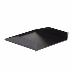 StarTech.com Scaffale per Server Rack 2U - Scaffale universale per rack dati e armadi rack da 19 " - Acciaio resistente - Capacità di peso 56kg - Profondità 46 cm - Nero