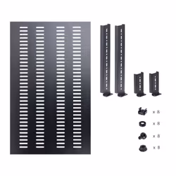 StarTech.com Ripiano 1U regolabile ventilato per rack 19" - Robusto ripiano per armadio server rack 19 pollici - Mensola Universale con profondità di montaggio regolabile da 49,5 a 97,4cm - Capacità 150 kg - Vista aggiuntiva 8