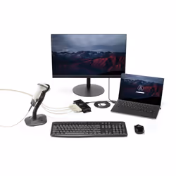StarTech.com Hub adattatore seriale USB a DB9 RS232 4 porte - Guide DIN industriali e montabile a parete - Vista aggiuntiva 4