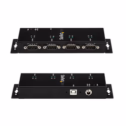 StarTech.com Hub adattatore seriale USB a DB9 RS232 4 porte - Guide DIN industriali e montabile a parete - Vista aggiuntiva 5