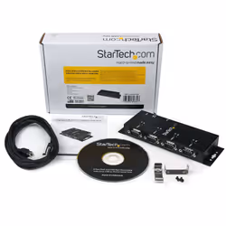 StarTech.com Hub adattatore seriale USB a DB9 RS232 4 porte - Guide DIN industriali e montabile a parete - Vista aggiuntiva 6