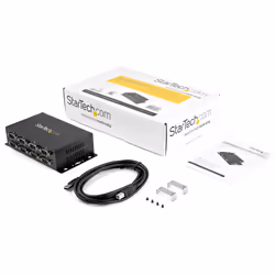 StarTech.com Hub adattatore USB a DB9 RS232 seriale 8 porte – Guide DIN industriali DIN e montabile a parete - Vista aggiuntiva 5