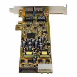 StarTech.com Adattatore scheda di rete PCIe Ethernet Gigabit PCI Express a due porte - PoE/PSE - Vista aggiuntiva 4