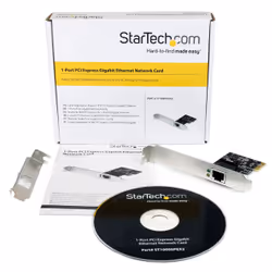 StarTech.com Scheda di Rete Ethernet PCI express x4 ad 1 porta da 10Gb - Adattatore PCIe NIC Gigabit Ethernet a doppio profilo - Vista aggiuntiva 5