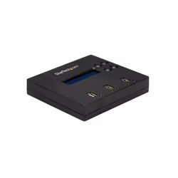 StarTech.com Docking Station per Unità Flash USB - Duplicatore/Eraser Standalone 1:2 per Chiavette USB consente la copia del sistema, dei file e dell'unità a 1,5 GB/min, cancellazione a 1 o 3 passaggi, Display LCD - Vista aggiuntiva 6