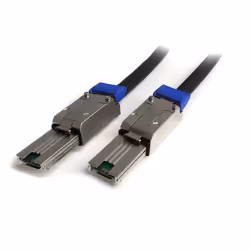StarTech.com Cavo Mini SAS esterno 3 m - Serial Attached SCSI SFF-8088 a SFF-8088, Nero, 3 m, SFF-8088, SFF-8088, Maschio, Ma ...