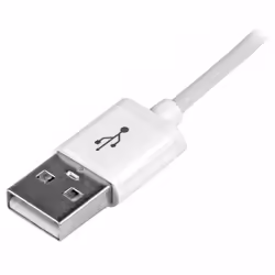 StarTech.com Cavo Connettore Lightning 8-pin Apple a USB di tipo Slim per iPhone / iPod / iPad da 1m - Bianco - Vista aggiuntiva 4