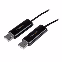StarTech.com Cavo switch per mouse e tastiera 2 porte USB con trasferimento di file per PC e Mac, 1,8 m, USB, USB, Nero, USB  ...