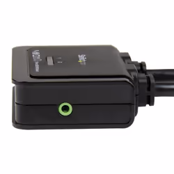 StarTech.com Switch KVM cavo HDMI USB 2 porte con audio e switch remoto – Alimentazione USB - Vista aggiuntiva 4