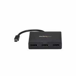 StarTech.com Adattatore multi monitor a 3 porte - Mini DisplayPort a DisplayPort MST Hub, doppio 4K 30Hz e 1x 1080p - Splitter video per modalità desktop esteso solo su Windows - mDP 1.2 a 3x DP - Vista aggiuntiva 5