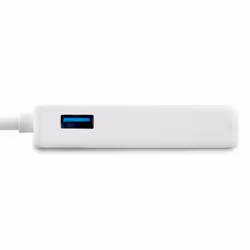 StarTech.com Adattatore USB 3.0 a Ethernet Gigabit (RJ45) - Scheda di rete NIC esterna con porta USB integrata - Bianco - Vista aggiuntiva 4