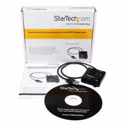 StarTech.com Scheda audio esterna adattatore audio stereo USB con audio digitale SPDIF - Vista aggiuntiva 5