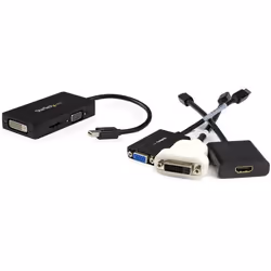 StarTech.com Adattatore Mini DisplayPort da viaggio VGA/DVI/HDMI - Convertitore mDP 3 in 1 - Vista aggiuntiva 5