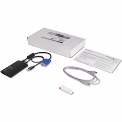 StarTech.com Adattatore Crash Cart portatile console KVM a USB 2.0 del laptop con trasferimento di file e Acquisizione Video - Vista aggiuntiva 8