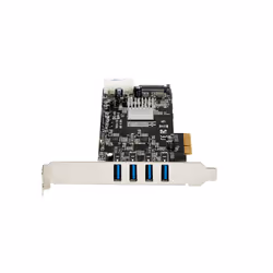 StarTech.com Adattatore scheda SuperSpeed USB 3.0 con 4 porte PCI Express (PCIe) con 4 canali da 5 Gbps dedicati - UASP - Alimentazione SATA/LP4 - Vista aggiuntiva 8