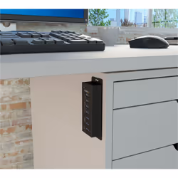 StarTech.com Hub USB 3.0 alimentato a 4 porte con 3 porte di ricarica USB dedicate (2 x 1A e 1 x 2A) - Box esterno in metallo per montaggio a parete - Vista aggiuntiva 4