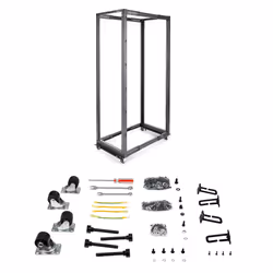 StarTech.com Server Rack a 4 Montanti 42U Open Frame, Armadio Rack di Rete 19" con Ruote, Rack Server per Apparecchiature AV/Dati/Media/IT, Quadro Rack con ruote/piedini di livellamento o montaggio a pavimento - Vista aggiuntiva 7