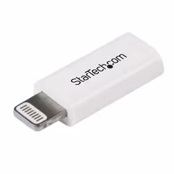 StarTech.com Adattatore connettore Micro USB a Apple Lightning a 8 pin per iPhone / iPad / iPod - Bianco, Lightning, USB Micr ...
