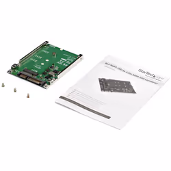 StarTech.com Adattatore da SSD M.2 SATA a SATA da 2,5", convertitore da M.2 NGFF a SATA, altezza 7 mm, adattatore per unità disco rigido M2 - Non compatibile con NVMe - Vista aggiuntiva 4