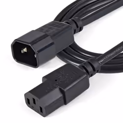 StarTech.com Cavo Prolunga di Alimentazione da 1m, Prolunga Elettrica AC per Computer/Stampante/Monitor da C14 a C13, 10A-125V, 18AWG, Omologato UL - Vista aggiuntiva 4
