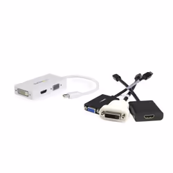StarTech.com Adattatore Mini DisplayPort a HDMI, DVI & VGA - Convertitore mDP per macbook 3 in 1 - bianco - Vista aggiuntiva 4