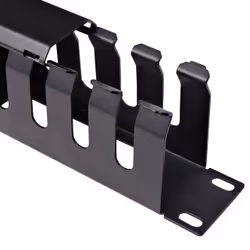 StarTech.com Pannello Gestione Cavi 1U Orizzontale per armadi rack 19" - Pannello passacavi orizzontale con fessure e coperchio - Sistema di gestione cavi/canalina per rack 19 pollici - Vista aggiuntiva 5