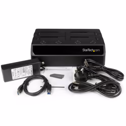 StarTech.com Base de Acoplamiento USB 3.0 con 4 Bahías SATA 6Gbps de 2.5 y 3.5 Pulgadas - Docking Station para HDD SSD - Vista aggiuntiva 6