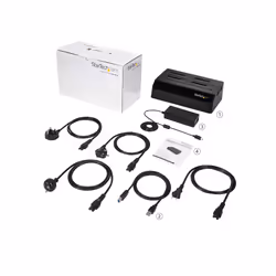 StarTech.com Base de Acoplamiento USB 3.0 con 4 Bahías SATA 6Gbps de 2.5 y 3.5 Pulgadas - Docking Station para HDD SSD - Vista aggiuntiva 7