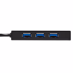 StarTech.com Hub USB 3.0 (5Gbps) a 3 porte portatile con NIC Gigabit Ethernet - In alluminio con cavo integrato - Vista aggiuntiva 5