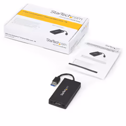 StarTech.com Adattatore da USB 3.0 a DisplaPort - 4K 30Hz Ultra HD - Certificato DisplayLink - Convertitore da USB Type-A a DP per monitor - Scheda Video e Grafica Esterna - Mac e Windows - Vista aggiuntiva 6