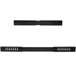 StarTech.com Server Rack a 4 Montanti 25U Open Frame, Armadio Rack di Rete 19" con Ruote, piedini di livellamento/montaggio a pavimento, Quadro Rack Scorrevole/profondità regolabile per apparecchiature AV/Dati/IT - Vista aggiuntiva 4