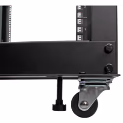 StarTech.com Server Rack a 4 Montanti 25U Open Frame, Armadio Rack di Rete 19" con Ruote, piedini di livellamento/montaggio a pavimento, Quadro Rack Scorrevole/profondità regolabile per apparecchiature AV/Dati/IT - Vista aggiuntiva 6