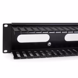 StarTech.com Pannello Gestione Cavi Orizzontale per armadi rack 2U con canalina passacavi a denti e copertura - Vista aggiuntiva 4