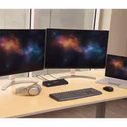 StarTech.com Docking Station Universale USB 3.0 a doppio monitor HDMI e DisplayPort 4K - Docking station USB 3.0 a HDMI e DP, 4x USB-A, Ethernet - Dock per Notebook USB-A Mac e Windows - Vista aggiuntiva 6