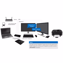 StarTech.com Docking Station Universale USB 3.0 a doppio monitor HDMI e DisplayPort 4K - Docking station USB 3.0 a HDMI e DP, 4x USB-A, Ethernet - Dock per Notebook USB-A Mac e Windows - Vista aggiuntiva 7