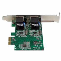 StarTech.com Adattatore Scheda di Rete Ethernet Gigabit PCI express PCIe NIC a 2 porte RJ45 da 1 Gbps - Vista aggiuntiva 4