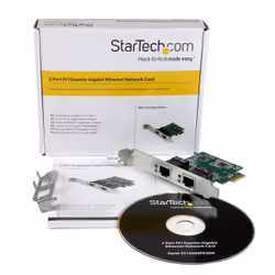 StarTech.com Adattatore Scheda di Rete Ethernet Gigabit PCI express PCIe NIC a 2 porte RJ45 da 1 Gbps - Vista aggiuntiva 5