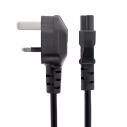 StarTech.com Cavo di Alimentazione per Notebook da 2m; Cavo Elettrico AC di Ricambio per Alimentatori da BS 1363 UK a C5 2.5A-250V, 18AWG, Omologato UL - Vista aggiuntiva 4