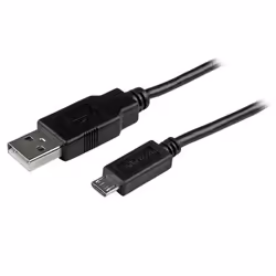 StarTech.com Cavo di sincronizzazione / ricarica USB a Micro USB - Cavo slim per Smartphone A a Micro B -15cm, 0,15 m, USB A, ...
