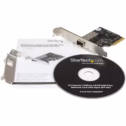 StarTech.com Scheda di Rete Ethernet PCI express a Fibra Ottica SFP+ - Adattatore PCIe x4 10Gb SFP+ NIC Gigabit Ethernet - Vista aggiuntiva 5