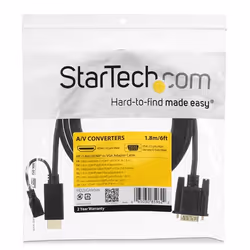 StarTech.com Cavo Convertitore attivo HDMI a VGA - Adattatore HDMI a VGA M/M - 1920x1200 / 1080p da 1,8m - Vista aggiuntiva 5