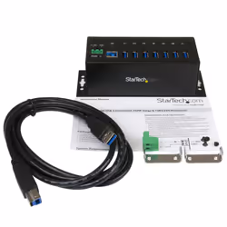 StarTech.com HUB Industriale USB 3.0 a 7 porte - Perno e concentratore USB 3.0 con Protezione ESD - Vista aggiuntiva 5