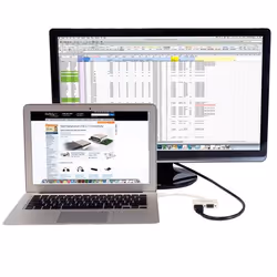 StarTech.com Adattatore Mini DisplayPort a HDMI e VGA - Convertitore audio/video da viaggio mDP 2 in 1 - 1920x1200 / 1080p - bianco - Vista aggiuntiva 5